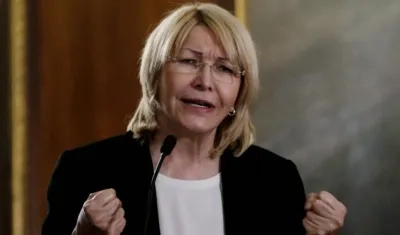La exfiscal general de Venezuela, Luisa Ortega Díaz.