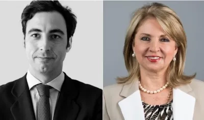 Alfonso León Lleó y María Claudia Rojas, ponentes de la charla. 