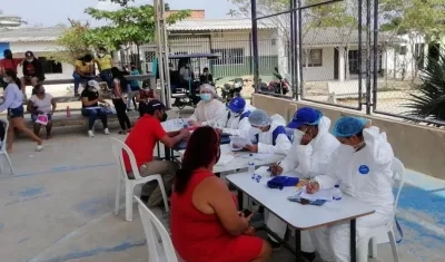 Pruebas de Covid-19 en Atlántico.