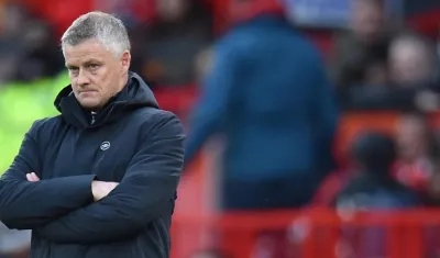 Ole Gunnar Solskjaer, técnico del Manchester United. 