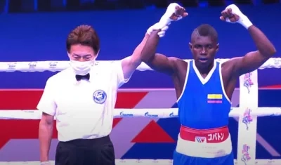 Yuberjen Martínez, boxeador colombiano. 