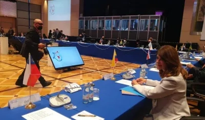 La vicepresidente y canciller Marta Lucía Ramírez. 