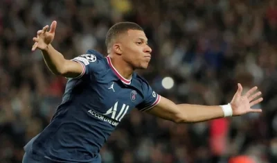 Kylian Mbappé, delantero francés. 