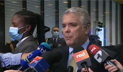 Iván Duque, presidente de Colombia.