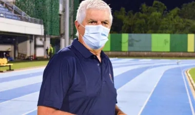 Julio Comesaña, entrenador del Deportivo Independiente Medellín. 