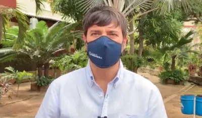 El Alcalde de Barranquilla, Jaime Pumarejo.