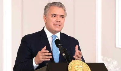 Iván Duque, Presidente de Colombia.