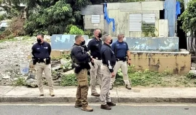 La presencia en las calles de los policías es escasa.