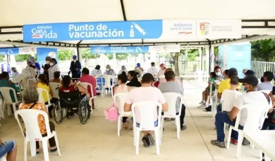 Todos los puntos de vacunación están habilitados en el Atlántico para recibir a los niños entre 3 y 11 años.