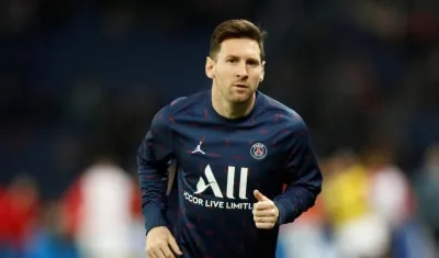 Lionel Messi, jugador argentino. 