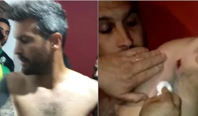 Mauricio Romero, técnico herido. 