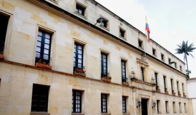 Palacio de San Carlos, sede de la Cancillería.