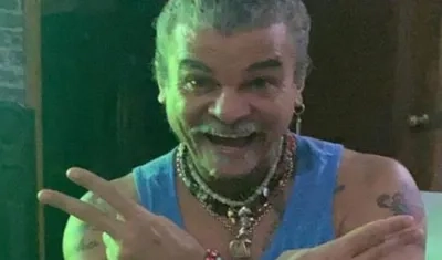 Nuevo look, dijo el Pibe Valderrama en su cuenta de Instagram.