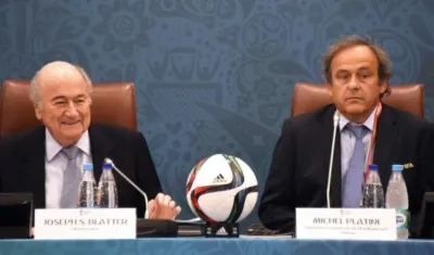 'Sepp' Blatter y Michel Platini.