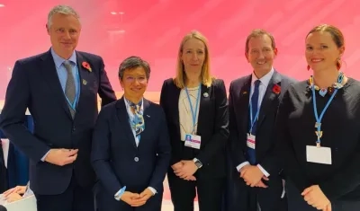 La Alcaldesa de Bogotá, Claudia López.