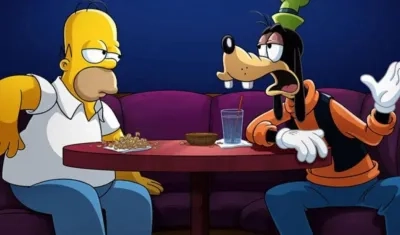 Con el corto 'Los Simpson en Plusniversario', la familia de Springfield participa en el aniversario de Disney.