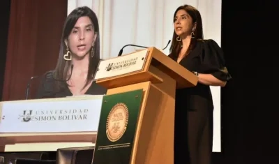 La Ministra de Educación, María Victoria Angulo.