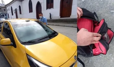 El taxista Cristian David Rivera.