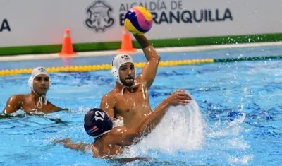 Acción del duelo entre Colombia y Puerto Rico. 