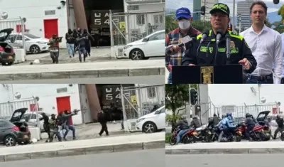 Los hombres salieron huyendo, no robaron y la Policía capturó a 11.