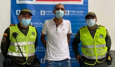 El capturado, Edwin Jair Barbosa Parejo