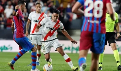 Falcao García, delantero del Rayo Vallecano. 