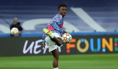 Vinicius Jr., jugador brasileño. 