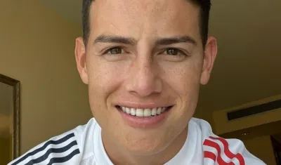 James Rodríguez, jugador colombiano. 