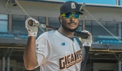 Manuel Geraldo, pelotero de Gigantes. 