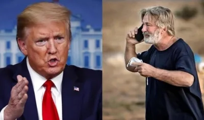 Donald Trump y Alec Baldwin.