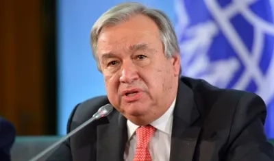 António Guterres, secretario general de la ONU.