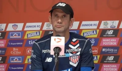Arturo Reyes, técnico de Junior. 