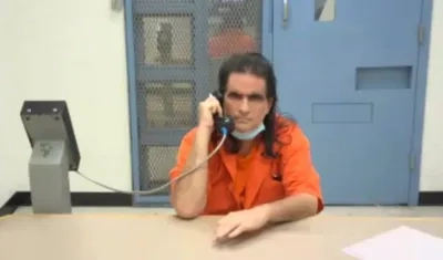 Alex Saab durante una de las audiencias.