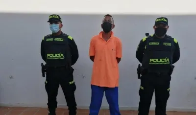 Efrén César Ulloque, alias 'El Pelé'. 