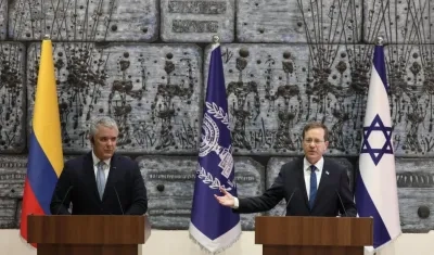 Iván Duque en Israel.