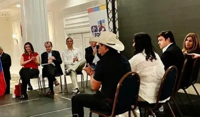 Los precandidatos de Centro Democrático.