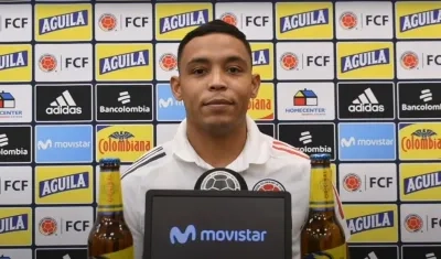 Luis Fernando Muriel, jugador de la Selección Colombia. 