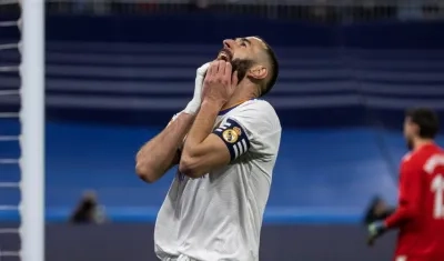 Karim Benzema, delantero francés. 