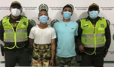 Dilan Alexander Rodríguez Cotes y Brayder Andrés García Ortiz.