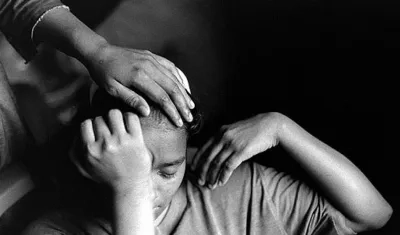 Ilustración violencia contra los niños