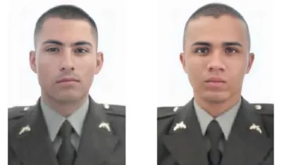 Johan Alexis Pareja Carrasquilla, de 24 años de edad, y Duver Arley Jaramillo Gallo, de 25 años.
