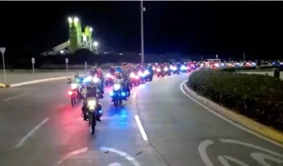 Toma masiva en Las Flores. 