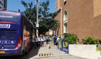 Jugadores de la Selección Colombia.
