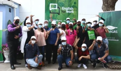 Participantes del programa ‘Inglés para el trabajo’ de la Alcaldía de Barranquilla.