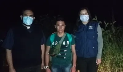 El soldado profesional Huber Fabián Chogó.