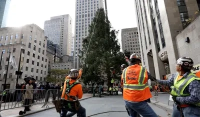 El árbol del Rockefeller Center.