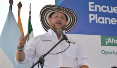 El Gobernador de Córdoba, Orlando Benítez.