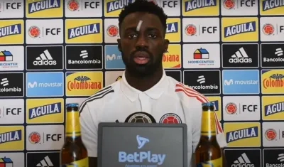 Davinson Sánchez, jugador de la Selección Colombia. 