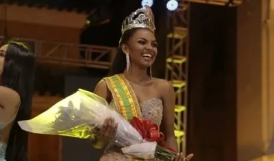 Angélica Blanco, reina de la Independencia de Cartagena.