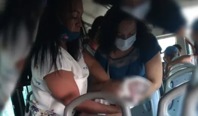 El bebé que nació en la buseta.